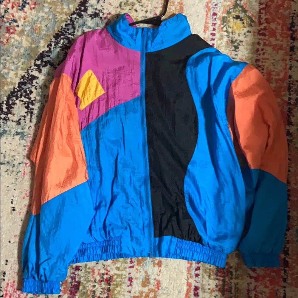Fun colorblock windbreaker